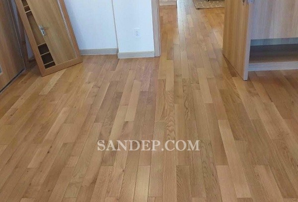 Mẫu sàn gỗ kỹ thuật sồi đẹp
