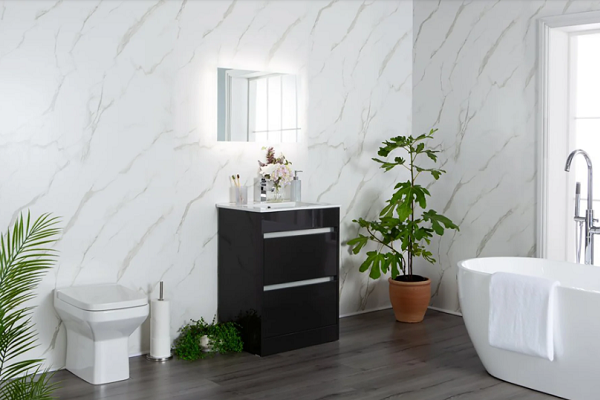 tấm ốp tường phòng tắm giả đá