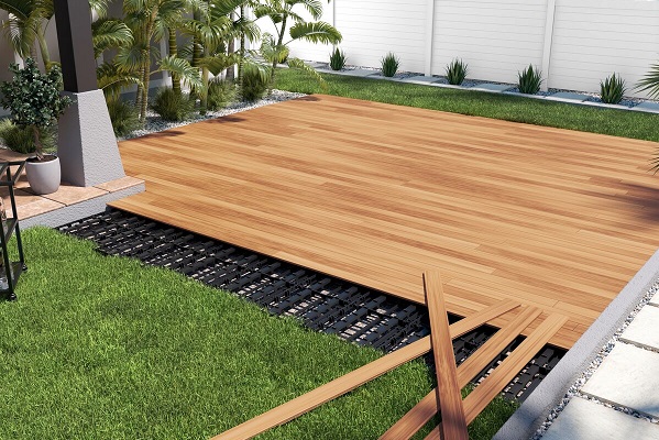 Thi công sàn gỗ Teak ngoài trời