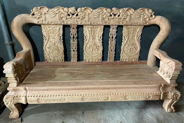bàn ghế gỗ hương đá