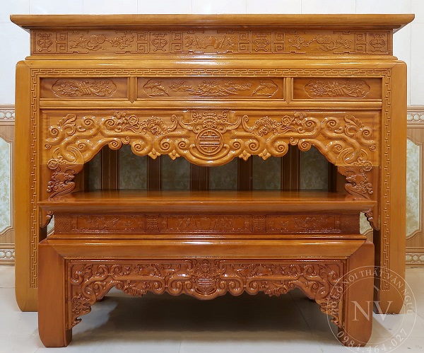 bàn thờ gỗ mít giá rẻ