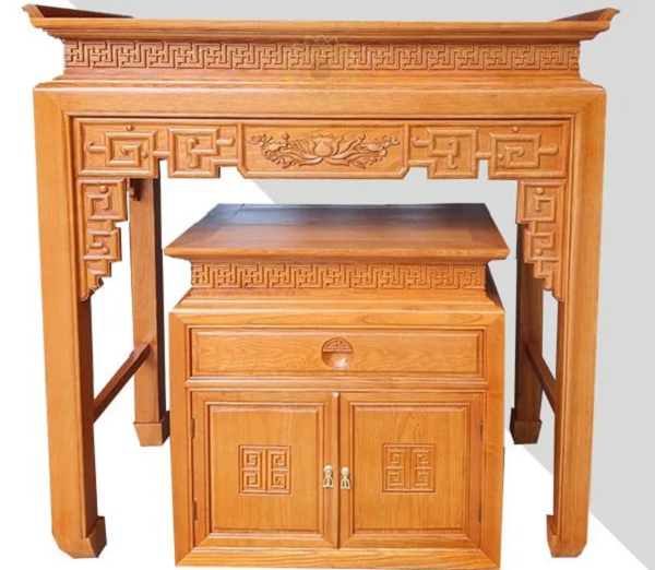 bàn thờ gỗ sồi đẹp