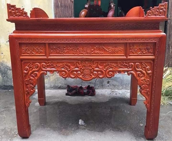 bàn thờ gỗ xoan đào