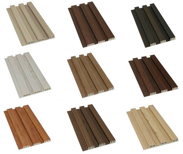 mẫu tấm ốp nhựa lam sóng vân gỗ
