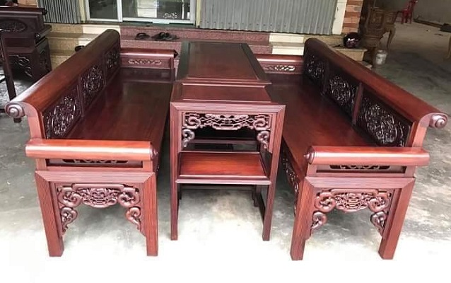 bộ trường kỷ gỗ gụ