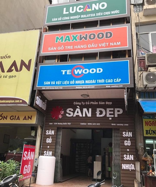 cửa hàng sàn gỗ đường hoàng quốc việt