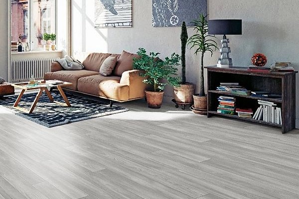 Sàn nhựa giả SPC lát phòng khách