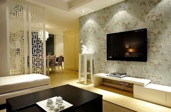 giấy dán tường phòng khách