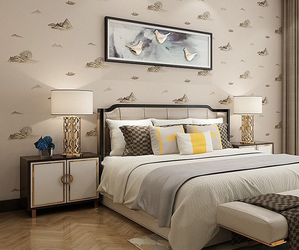 giấy dán tường phòng ngủ