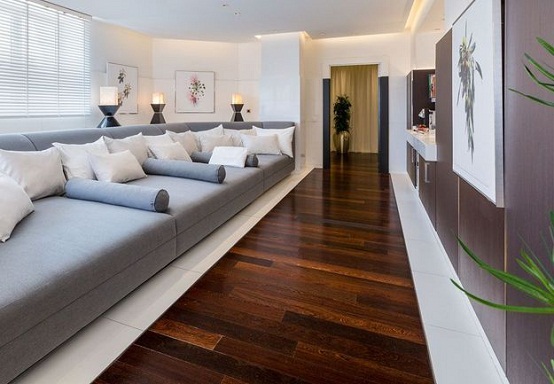 lát sàn gỗ cho spa