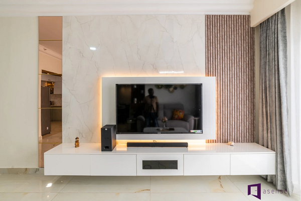 Mẫu ốp tường nhựa chung cư