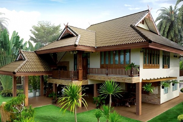 nhà sàn mái Thái đẹp