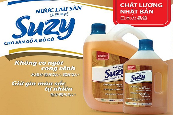 nước lau sàn suzy