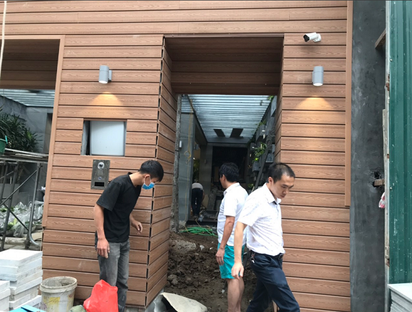 Ốp tường gỗ nhựa ngoài trời Tecwood