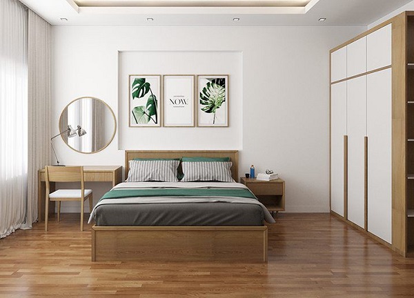 phòng ngủ 10m2 vợ chồng