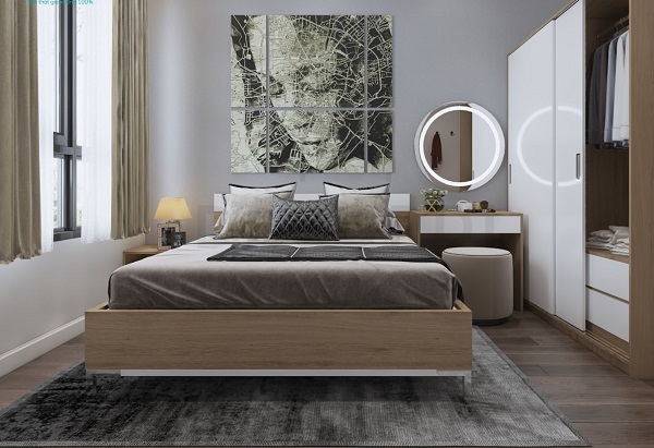 phòng ngủ 10m2 tiện nghi nội thất