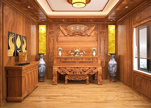 phòng thờ trang nghiêm