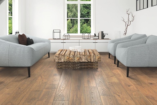 Sàn gỗ công nghiệp mô phỏng vân gỗ tự nhiên Walnut