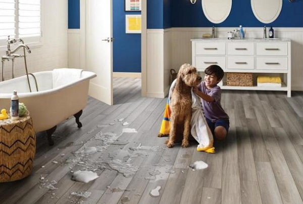 sàn gỗ công nghiệp chống bạc màu