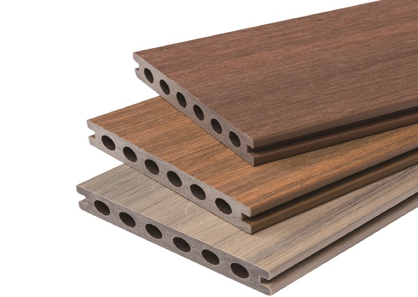 sàn gỗ nhưa composite lỗ tròn