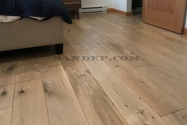 sàn gỗ sồi trắng đẹp