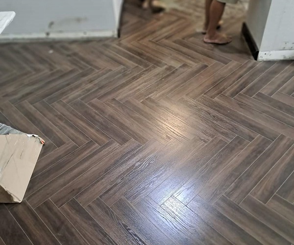sàn gỗ xương cá Teka tại Thanh Trì