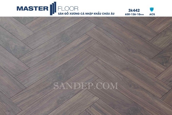Sàn gỗ Master Floor xương cá 3K442