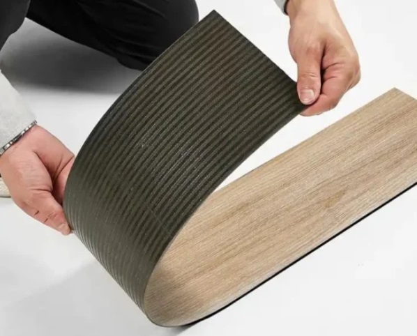 Mẫu sàn nhựa dán keo giả gỗ