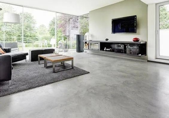 sàn nhựa giả bê tông đẹp