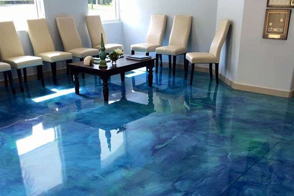 sàn sơn epoxy đẹp