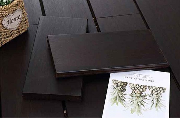 Sàn tre ngoài trời Lavie Bamboo mặt nhẵn màu tối