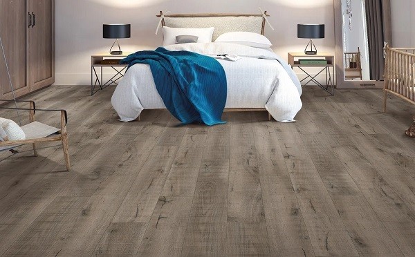 Sàn gỗ U Floor lắp cho phòng ngủ