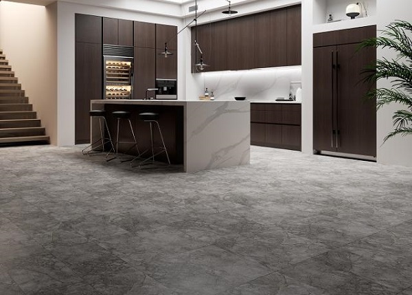 Sàn nhựa dán keo giả bê tông