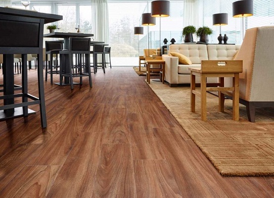 Sàn nhựa giả gỗ lát văn phòng