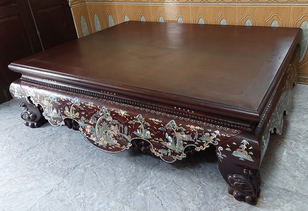 sập gỗ gụ ta