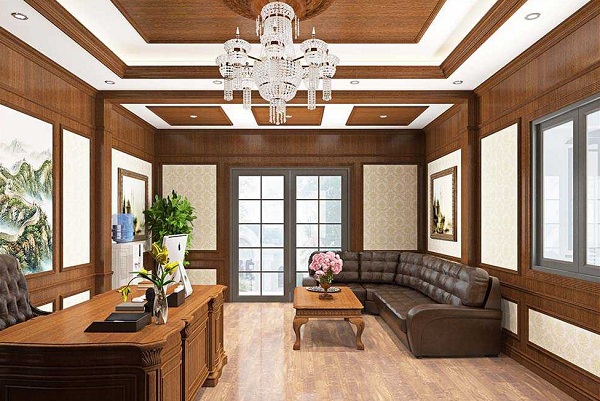 tấm nhựa ốp tường trang trí giả gỗ