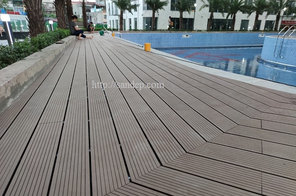 thi công lắp đặt sàn gỗ ngoài trời