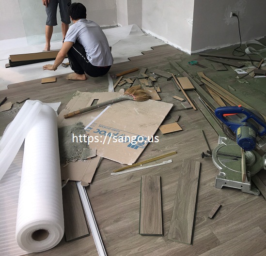 thi công lắp đặt sàn gỗ Morser