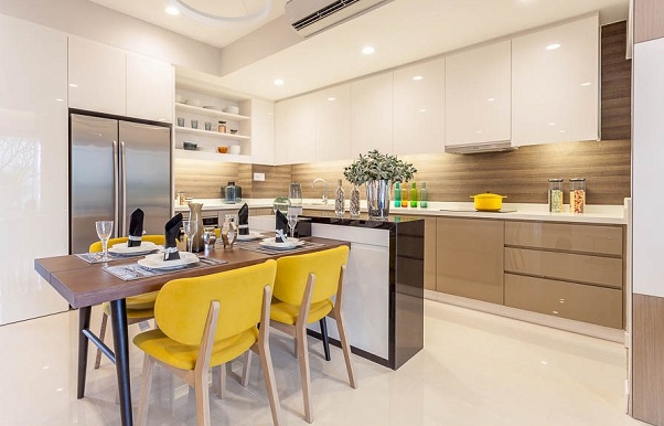 tủ bếp gỗ An Cường