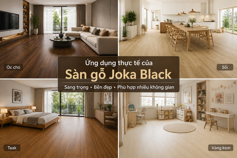 Ứng dụng sàn gỗ Joka