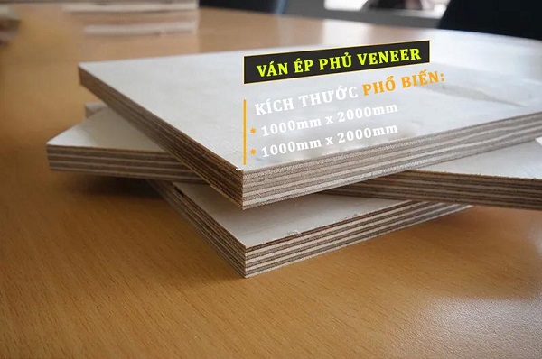 ván ép lót sàn phủ veneer