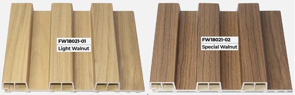 tấm ốp PVC lam 3 sóng giả gỗ